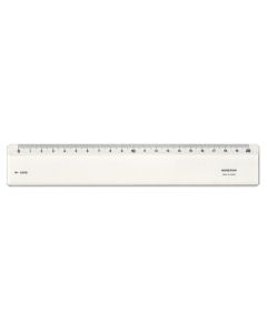 Règle plate en plastique 200 mm - 1 Biseau MINERVA
