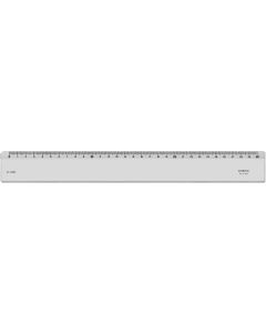 Règle plate en plastique 1 100 mm - 1 Biseau MINERVA